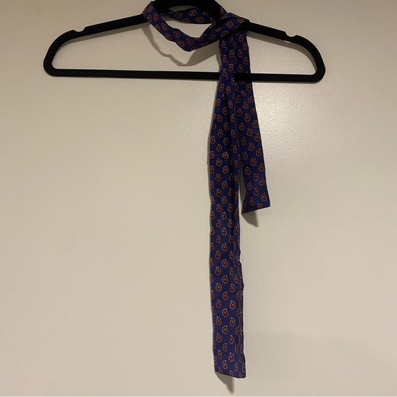 VINTAGE Vickey Davis Silk Paisley Scarf - Picture 5 of 5